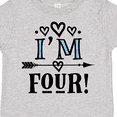 thumbnail image 4 of Inktastic 4th Birthday 4 Year Old Arrow Girls Toddler T-Shirt, 4 of 5