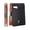 Orange, variant on Black Black Leather Money Clip Wallet For Men Slim Bifold Credit Card Holder With Rfid Blocking Id Window Minimalist Design Thin For Travel Daily Gift Use