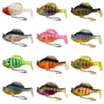 thumbnail image 4 of Señuelos de pesca de plástico suave, 18g, 24g, Dark Sleeper Gill, Shad Swimbaits, Lucio, lubina, perca, Zander, plantilla de pesca Softbait, 4 of 5