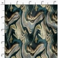 thumbnail image 2 of Soimoi Japan Crepe Satin Green Fabric By the Yard - 54 Inch Wide - Abstract Texture Material - Contemporary and Artistic Fusion for Various Uses Printed Fabric, 2 of 6