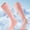 🔥 Pink, variant on Unisex Solid Sweat Wicking High Calf Sports Socks For Men Women, Thick Warm Thermal Winter Athletic Hosiery, Soft Insulated Foot Cover For Outdoor Workout Cold Weather Daily Wear