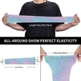 thumbnail image 3 of Yiaed Fantasy Gradient Print Arm Sleeves,Cooling UV Sun Protection Sports Compression for Men/Women, 3 of 6