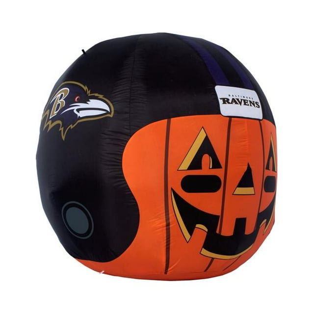 Sporticulture INFLJHBAL 4 ft. NFL Baltimore Ravens Team Pride Inflatable Jack-O-Helmet