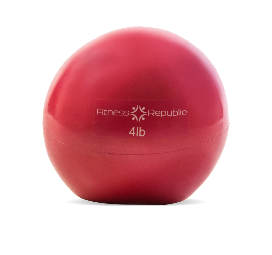 Fitness Republic Pilates Weighted Ball 4lbs (Fitness Toning Ball
