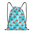 thumbnail image 1 of Fotbe Crab Swims In The Ocean Bolsa Mochila con Cordón Estampada, Bolsa de Gimnasio Deportiva, Bolsa Cinch, Bolsa con Cordón para Hombres y Mujeres-Medium, 1 of 6
