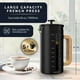 thumbnail image 5 of Cafetera francesa Home Hero de 1 litro con mango de madera de bambú, 5 of 8