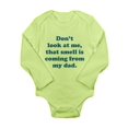 thumbnail image 1 of CafePress - That Smell Is Coming From My Dad Long Sleeve Infan - Long Sleeve Infant Bodysuit, 1 of 1