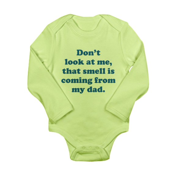 CafePress - That Smell Is Coming From My Dad Long Sleeve Infan - Long Sleeve Infant Bodysuit