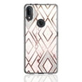 thumbnail image 4 of Alcatel 3V 2019 Case, KAESAR Hybrid Bling Glitter Sparkle Diamond Rhombus Marble Graphic Fashion Cute Colorful Skin Cover Shockproof Case for Alcatel 3V 2019, 4 of 5