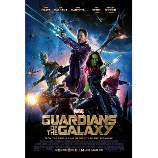 Pop Culture Graphics Movab Guardians Of The Galaxy Movie Poster Print 44 27 X 40 Walmart Com Walmart Com