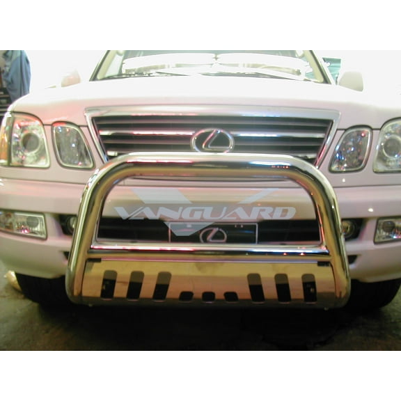 Vanguard VGUBG-0450SS Stainless Steel Classic Bull Bar | Compatible with 08-11 Lexus LX570 / 08-11 Toyota Land Cruiser