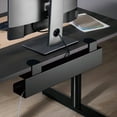 thumbnail image 2 of Mount-It! Clamp-On Under Desk Cable Management Tray – No-Drill Wire Organizer for Home & Office, Cord Holder for Power Strips & Adapters, Steel Cable Rack (23.6”), 2 of 13