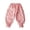 Red, variant on Toddler Girls Sweet Floral Print Ruffle Cuff Anti Mosquito Jogger Pants Elastic Waist Loose Lantern Long Trousers 12Months-13Years