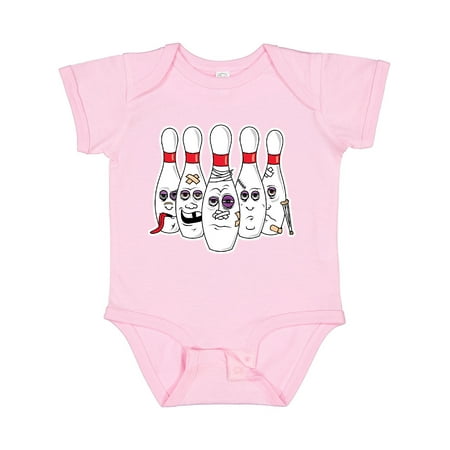 

Inktastic Beat Up Bowling Pins Gift Baby Boy or Baby Girl Bodysuit