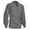 Grey, variant on Men's Gothic Long Sleeve Shirt - Solid Color, Casual Style, True to Size, Suitable for Work/Date/Autumn Wear