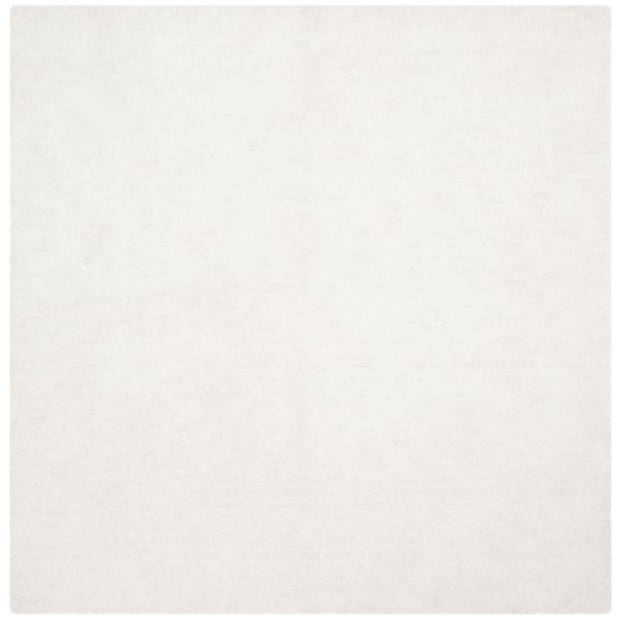 SAFAVIEH Sybella Solid Plush Polyester Sheep Shag Area Rug, Ivory, 4' x 6'