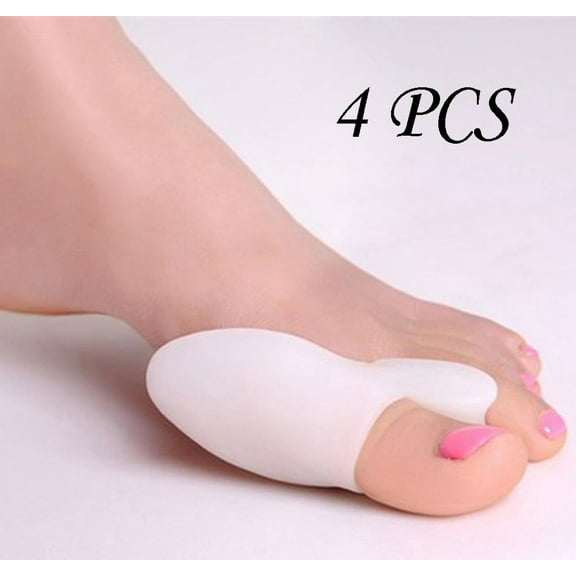 VeniCare Bunion Relief 4 Big Toe Protectors For Bunions Gel Toe Separators, Spacers, and Spreader for a perfect Toe and bunion pain relief