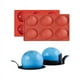 thumbnail image 5 of Molde grande de silicona semiesférico de 6 cavidades, 2 paquetes de moldes para hornear para hacer bombas de chocolate caliente, pasteles, gelatina, mousse de cúpula, 5 of 5