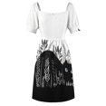 thumbnail image 5 of Garden Cat in Black and White Sleeveless Dress clothing women summer 2024, 5 of 6