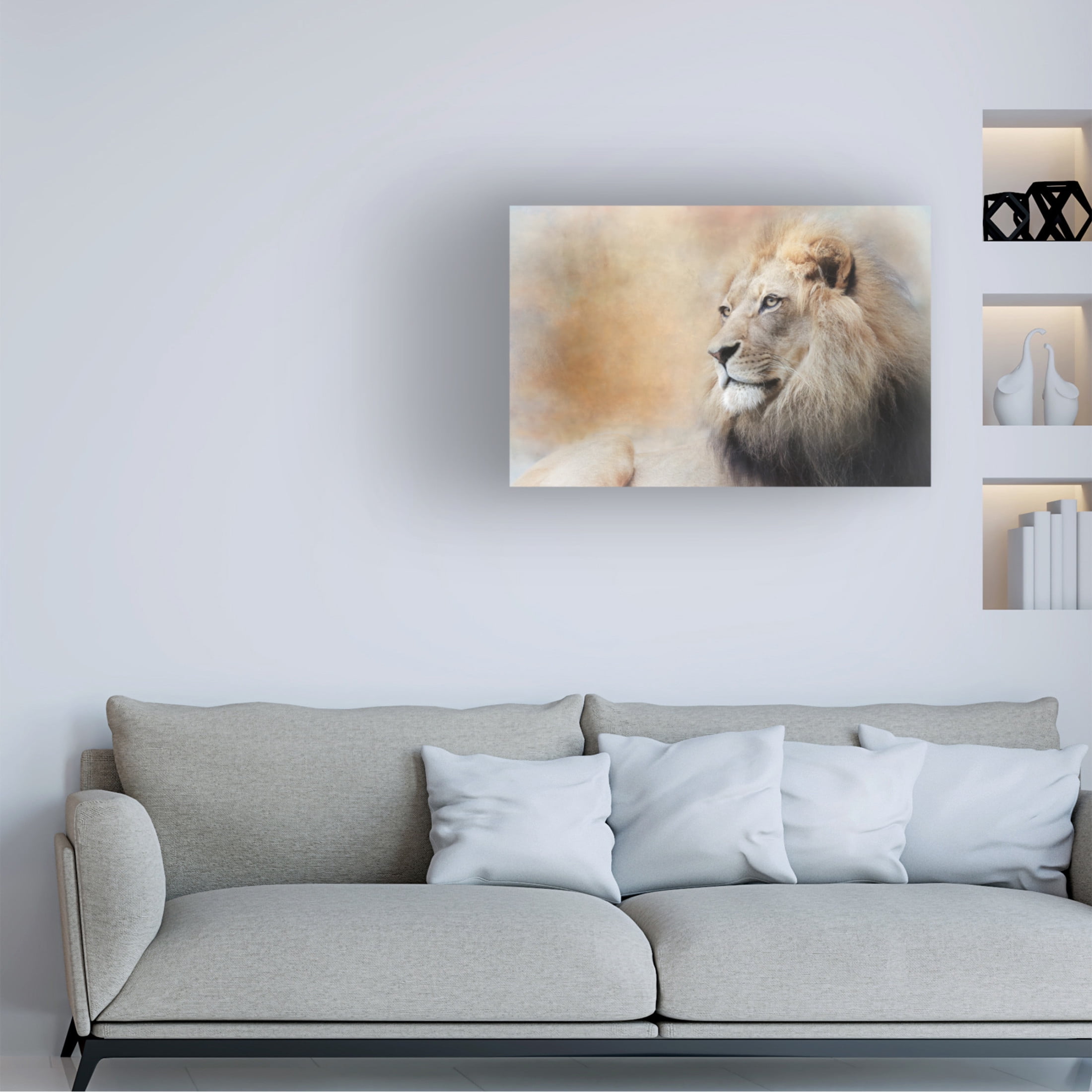 Trademark Fine Art Linda D Lester In Deep Thought Canvas Wall Art