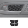thumbnail image 1 of Real Bright Soft Car Interior Carbon Fiber Sticker Decoration4Pcs Carbon Fiber Interior Door Handle Bowl Cover For Hyundai ElantraAuto Car Protection Interior Accessories, 1 of 8