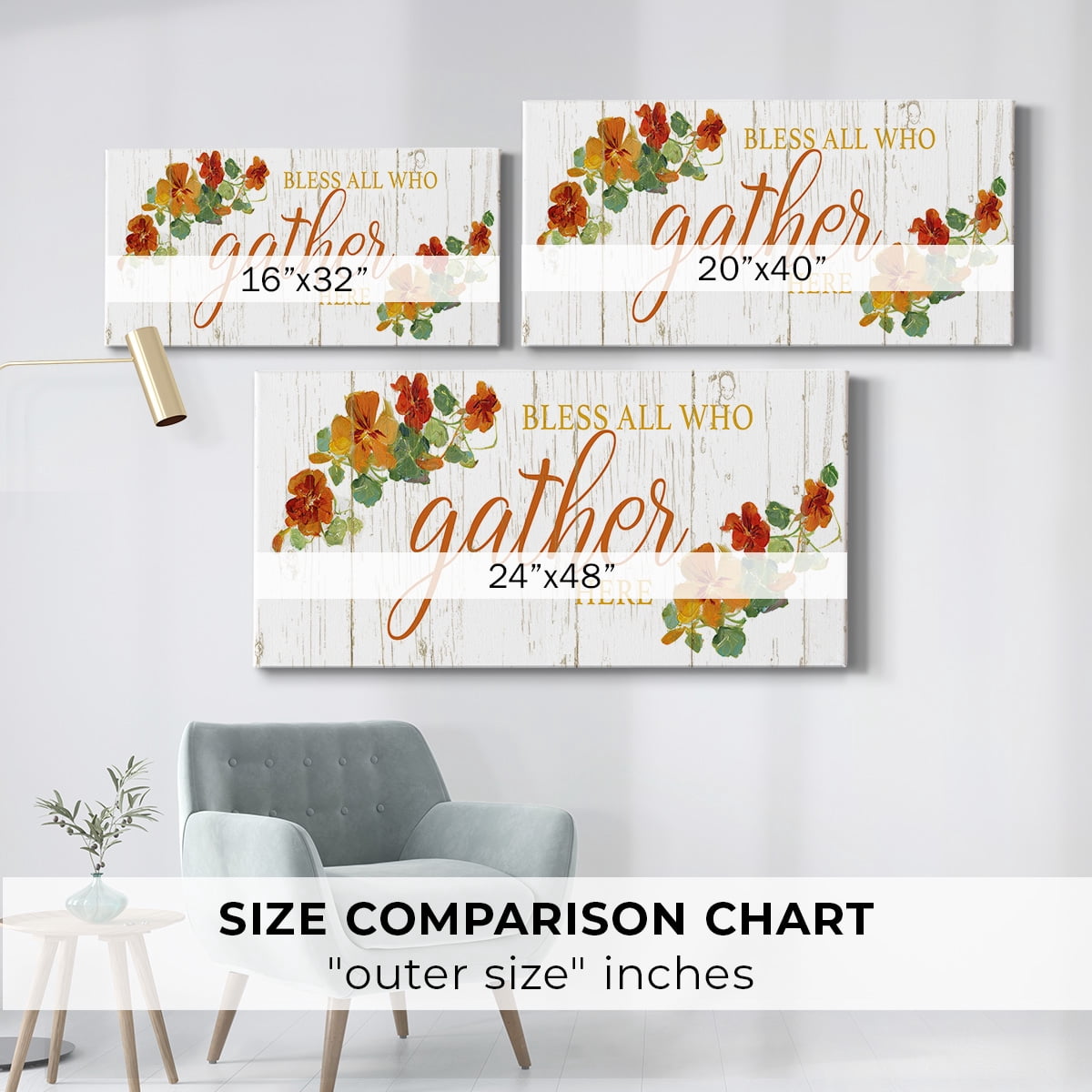 Gather Here- Gallery Wrapped Canvas