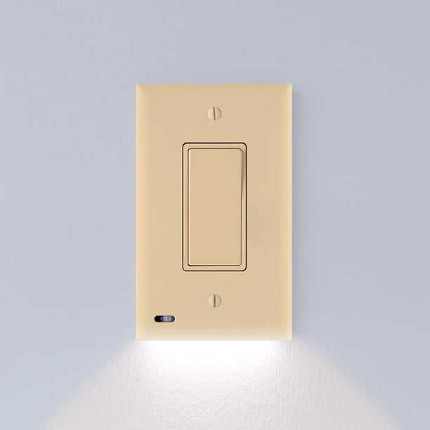 Single SnapPower SwitchLight LED Night Light for SinglePole