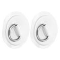 thumbnail image 1 of D-Ring Pad, 2pcs Deck Accessories PVC D Patch Long Service Life Reusable  for PVC Inflatable Boat Kayak Canoe for Roof Racks Trailers Ground Sheets Yellow,Blue,Red,Emerald, 1 of 7