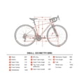 thumbnail image 5 of Concord 700C Alaris 2x7 Speed Road Bike, Pink, Size Small, Fits Riders 5'1"-5'5", Adult, Unisex, 5 of 5