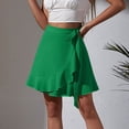 thumbnail image 6 of Sentmoon Skirt Shorts High Waist Womens Mini Skirt Active Solid Color Regular Fit Tennis Skirts for Summer and Hot Weather S-XL, 6 of 8