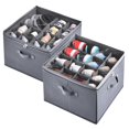 thumbnail image 1 of Organizador de zapatos INSTY para armario, 32 pares, con separadores ajustables, 1 of 7
