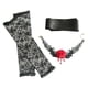 thumbnail image 5 of Conjunto de de , la , Guantes de Encaje, de Disfraces para Noche de Despedida de Soltera BLESIY Satin Eyemask Choker Glove, 5 of 8
