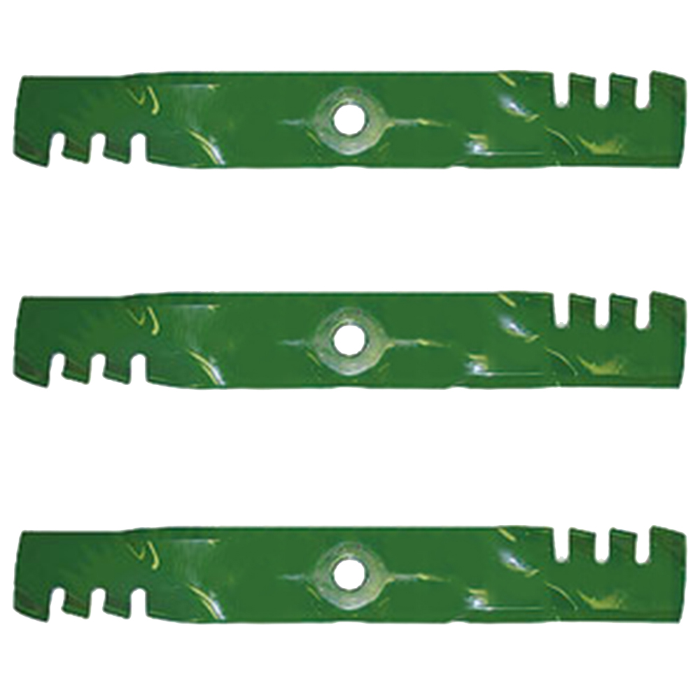 B1PD1054 Pack of 3 Mulching Blades For John Deere JD Mower Models 54C