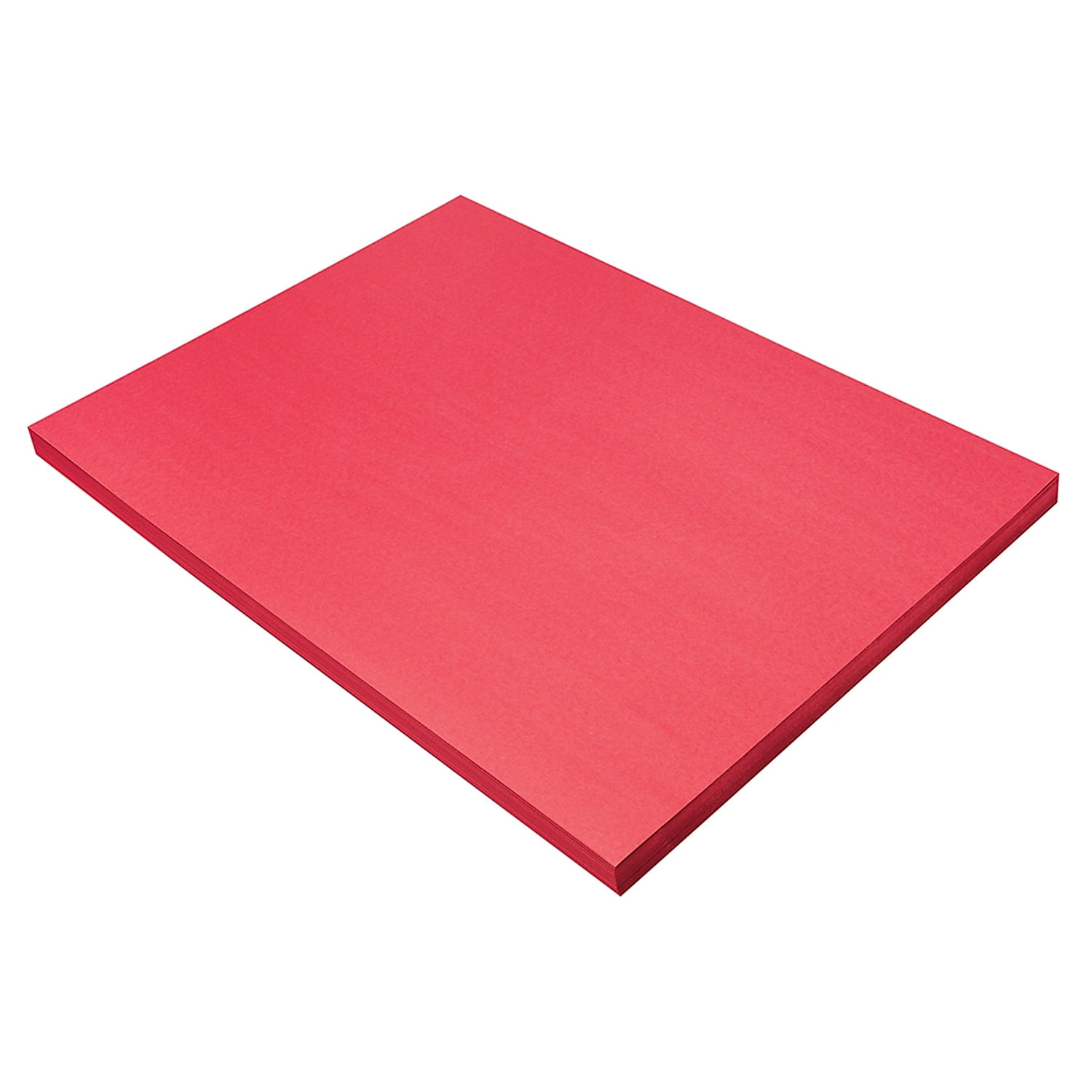 Sunworks® Construction Paper, Holiday Red, 18' x 24', 100 Sheets