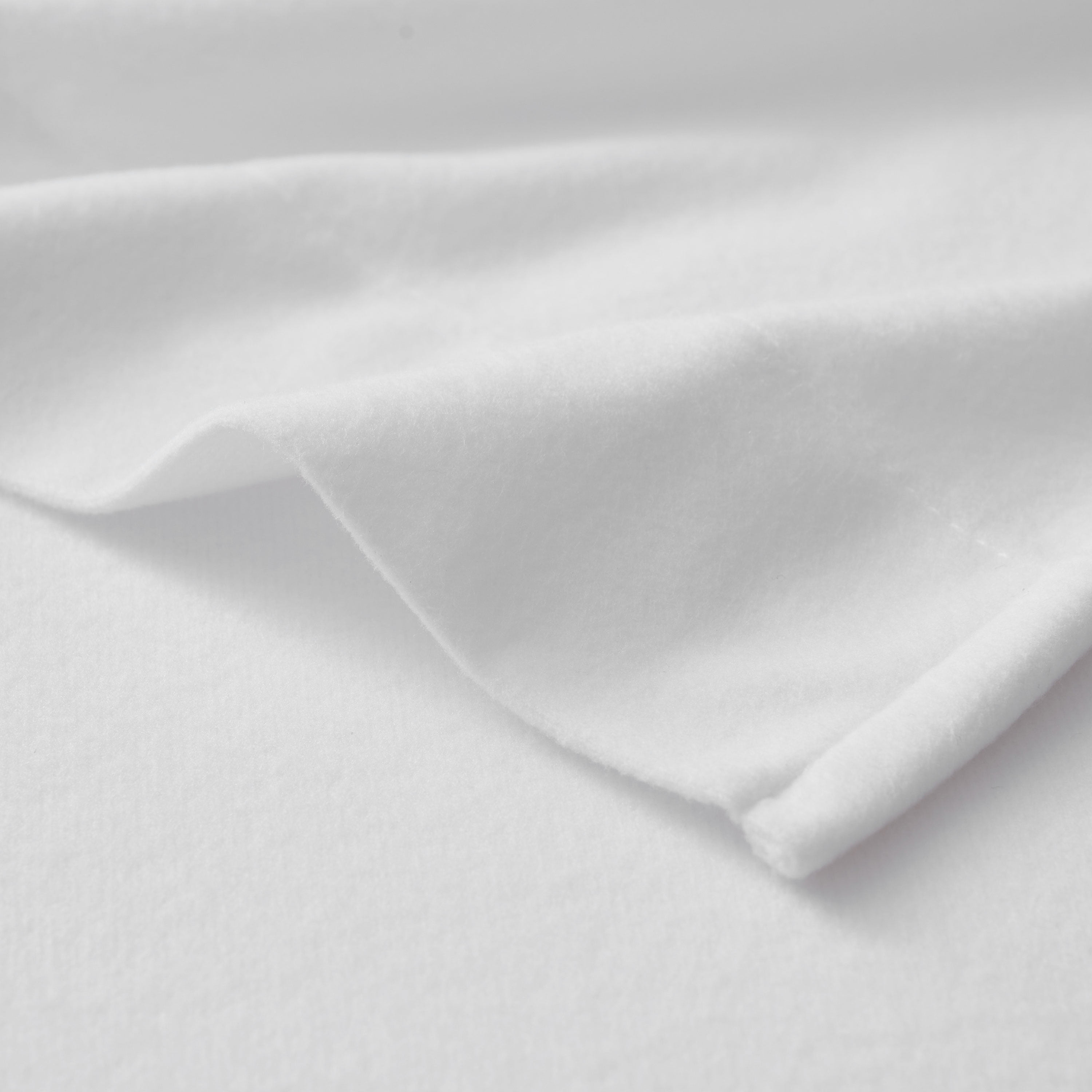 Sweet Home Collection Flannel Sheet Set White King