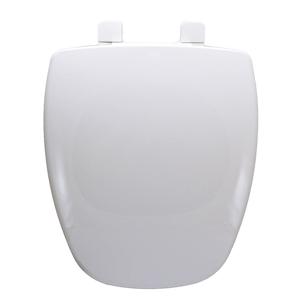 Specialty Plastic Seat, Eljer New Emblem Design, White, Elongated