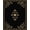 Black, Pattern 1, variant on ODIKA 8'x10' Washable Area Rug Black Beige Floral Elegance with Classic Border Ornate Motifs and Symmetrical Design for King Size Bedroom Under Bed, Master Suite, Non-Shedding, Easy Care