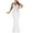 White, variant on Vedolay Plus Size Summer Dresses Women's V Neck Floral Lace Wedding Dress Short Sleeve Bridesmaid Evening Party Maxi Dress,White XL