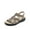 BRONZE, variant on DREAM PAIRS Women's Slingback Sandals Comfortable Cushion Open Toe Summer Flat Sandals with Arch Support Black Size 8.5