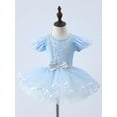 thumbnail image 3 of QEFJNO 3-8Y Kids Girls Princess Ballet Dress Leotards Skirted Tutu Dancewear Ballerina Party Dresses 1 Piece, 3 of 6