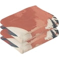 thumbnail image 2 of Dreamtimes Beautiful Sunset Peaks Cotton Towel Set 2PCS, Quick Drying Bath Towels, Soft and Breathable Hand Towel WashCloths for Kitchen, Bathroom, Gym, Beach, 2 of 7