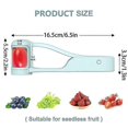 thumbnail image 4 of Grape Slicer Strawberry Cutter Grape Cutter Small Seedless Fruit Easily And Quickly Ergonomic Handle 304 Stainless Steel Knives, 4 of 4