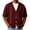 Wine_001, variant on Domuza Cardigan Sweater Men Casual Waffle Knit Short Sleeve Button Sweater 2026 Summer Fashion Relaxed Fit Open Front Lightweight Top White 4XL