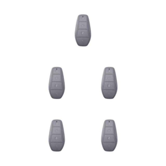VONKY Soft Silicone Case For Car Keys Easy Pressing Buttons Fit Soft And Elastic Cover For BYD Atto Gray 9 x 5cm 5Set