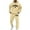 Beige, variant on sususu Mens Suits 2 Piece,Letter Graphic Hooded Sweatshirt and Jogger Pants Casual Two Piece Set for Men - Beige