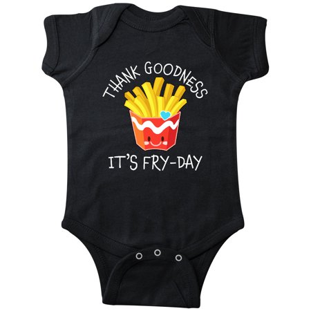 

Inktastic Thank Goodness Its Fry-day- french fries Gift Baby Boy or Baby Girl Bodysuit