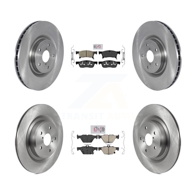 Transit Auto Front Rear Ceramic Pads and Disc Brake Rotors Kit for Car 2019-2024 Subaru Ascent K8A-102848