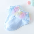 thumbnail image 1 of ITFABS Baby Girls Ankle Short Princess Socks Cotton Lace, 1 of 5