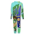 thumbnail image 5 of Super Why Men's Hooded Jumpsuit - Zip Up One Piece Pajamas Soft Cozy Winter Warm Plush Loungewear, 5 of 8