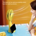 thumbnail image 3 of Ventilador de mano Cateissary 2 en 1 recargable portátil ajustable blanco, 3 of 6